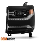 For 2016-2018 Chevy Silverado 1500 Full-led Projector Beam Black Headlamp Driver Used. Price: $148.98.