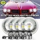 4PCS 3/4"5.75 6000K White Led Headlights Hi/lo Beam For Pontiac-gto Grand New. Price: $68.00.