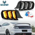 Vland Led Clear Tail Lights Sequential Fit 2015-2023 Ford Mustang W/5 Modes Set New. Price: $313.49.
