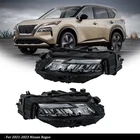 Black Trim For Nissan Rogue 2021-2023 Lh+rh Headlights Headlamps Clear Lens Led New. Price: $223.91.