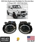 Replacement W464 Oe Style Black Headlights For Mercedes-benz G-wagon 2019-2025 New. Price: $2000.00.