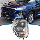 Headlight Assembly Driver For 2019 2020 Hyundai Santa Fe Halogen 92101-S2000 New. Price: $100.67.