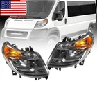 Pair Headlight W/drl For 2014-2022 Ram Promaster 1500 2500 3500 14-22 Headlamp New. Price: $188.98.