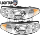 Left Right Sides Pair Fluted Headlights For 2000-2005 Buick Lesabre Limited New. Price: $161.08.