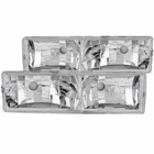 Anzo Compatible With Gmc Yukon 1992-1999 Crystal Headlights Chrome New. Price: $155.99.