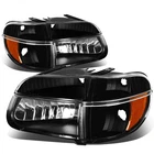 Fit 1995-2001 Ford Explorer Pair Black Housing Amber Corner Headlight/lamp Set New. Price: $98.88.