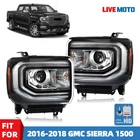For 2016-2018 Gmc Sierra 1500 Xenon/hid Headlights W/led Drl W/bulbs Left&right New. Price: $300.99.