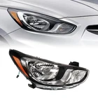 12-14 Hyundai Accent Right Headlight Assembly Halogen W/o Led Drl 92102-1R010 New. Price: $120.99.