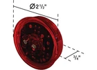 Uni-bond Lighting LED2500-13R 2.5" Round Red Marker Lamp 13-DIODE New. Price: $33.67.