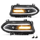 Pair Headlamps For Dodge Charger 2015-2022 Headlights Led Drl Halogen Left+right New. Price: $154.99.
