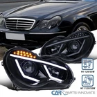 Fit 2001-2007 Benz W203 C200 C240 C320 Led Bar Projector Headlights Black Smoke New. Price: $262.95.