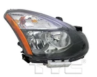 Tyc Nsf Right Side Halogen Headlight For Nissan Rogue Select 2014-2015 Models New. Price: $162.30.
