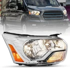 Sockir Chrome Housing Headlight Assembly Fit 2015-2023 Ford Transit Van New. Price: $201.00.