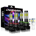 Chusyyray 9005 9006 Led Headlights Combo Bulbs High Low Beam Super White Bright New. Price: $24.99.