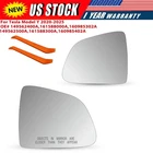 Mirror Glass Heated Set Of For Tesla Model Y 2020-2025 Driver Passenger Side New. Price: $25.99.