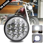 Brightest Chrome 5-3/4" 5.75" Inch Led Headlight Hi/lo Drl For Motorcycle New. Price: $26.49.