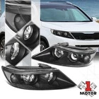 Black Housing Clear Corner Oe Style Projector Headlight Lamps For 11-13 Sorento New. Price: $257.85.