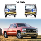 Vland Led Reflector Headlights Assembly For 2016-2018 Chevrolet Silverado 1500 New. Price: $494.99.