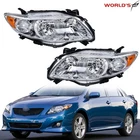 For Toyota Corolla 2009-2010 Halogen Chrome Amber Headlights Passenger+driver New. Price: $60.55.