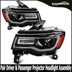 Pair Left Right Xenon Hid Headlights W/ Leddrl For Jeep Grand Cherokee 2019-2022 New. Price: $389.99.