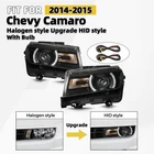 Halogen Upgrade Hid Style Headlight For 2014 2015 Chevy Camaro W/led Drl Pair New. Price: $319.99.