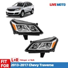 For 2013-2017 Chevy Traverse Halogen Type Headlights W/bulb Pair Left+right New. Price: $170.99.