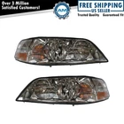 Trq Headlight Assembly Set Fits 2003-2004 Lincoln Town Car New. Price: $240.84.