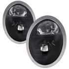 Headlight Black Halogen Right Left Set Fits 2002-2004 Mini Cooper New. Price: $153.01.