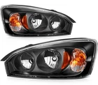 Headlights For 2004-2008 Chevy Malibu Black Amber Housing Left+right New. Price: $70.99.