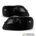 4PC Black Smoke 1997-2003 Ford F150 Expedition Headlights+signal Corner Lamps New. Price: $82.99.