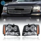 For Chevy Avalanche/suburban/tahoe 2007-2014 Halogen Headlights Black New. Price: $64.18.