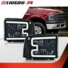 Pair Led Drl Bar Headlights Fit 2005-2007 Ford F250 F350 F450 Super Duty New. Price: $91.68.