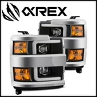 Alpharex Black Luxx Led Projector Headlights Fit 2015-2019 Silverado 2500/3500HD New. Price: $695.00.