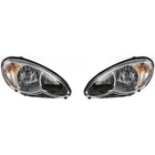 For Chrysler Pt Cruiser Headlight 2007 08 09 2010 Pair Driver And Passenger Dot New. Price: $178.01.