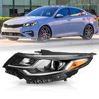 Used Driver Left Side For 2019-2021 Kia Optima Headlight Halogen With Led Drl. Price: $65.00.