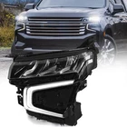 Full Led Headlight Compatible With Chevy Tahoe/suburban 2021 2022 2023 Drl/ New. Price: $436.99.