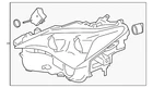 Genuine Lexus Composite Assembly 81140-24180 New. Price: $1201.55.