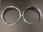 Aircooled Type Headlight Trim Ring Set 67-79 Hella Prt# 311941177H New. Price: $60.00.