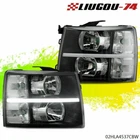 Led Drl Headlights Fit For 2007-2014 Chevy Silverado 1500 2500 3500 Black Clear New. Price: $122.25.