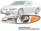 For Headlamp 1997 - 2003 Pontiac Grand Prix Driver Left Side GM2502170 New. Price: $60.36.