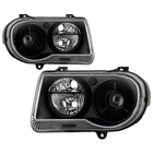 For Chrysler 300 05-10 Spyder Driver & Passenger Side Black Projector Headlights New. Price: $152.84.