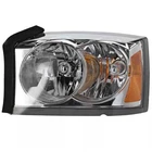 For 05-07 Dakota Pickup Truck Headlight Headlamp Chrome Bezel W/bulb Left Side New. Price: $112.95.