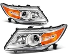 Fits 2011-17 Honda Odyssey 3.5L Halogon Headlights Assembly Pair Chrome Housing New. Price: $166.03.