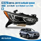 Hid Headlight For 2016-2019 Infiniti QX60 W/o Bulb Afs Passenger Right Side New. Price: $234.99.