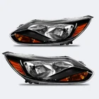 Black Headlights 2012-2014 Ford Focus Headlamps Replacement Left+right Set New. Price: $71.99.