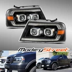 Fit 04-08 Ford F150/06-08 Lincoln Mark Lt Luxx-series Projector Headlights Black New. Price: $775.00.