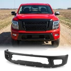 Fit For Nissan Titan 2017-2019 Without Sensor Holes Black One-piece Front Bumper New. Price: $399.99.