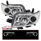 Projector Headlights Fits 2008-2010 Scion Xb Led Halo Clear Lamps Left+right New. Price: $189.49.