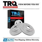 Trq Performance Drilled & Slotted Front Coated Brake Rotor Pair Chevy New. Price: $94.95.