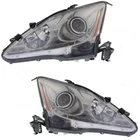 For Lexus IS250/IS350 2006-2008 Headlight Driver And Passenger Side Pair Hid New. Price: $1245.30.
